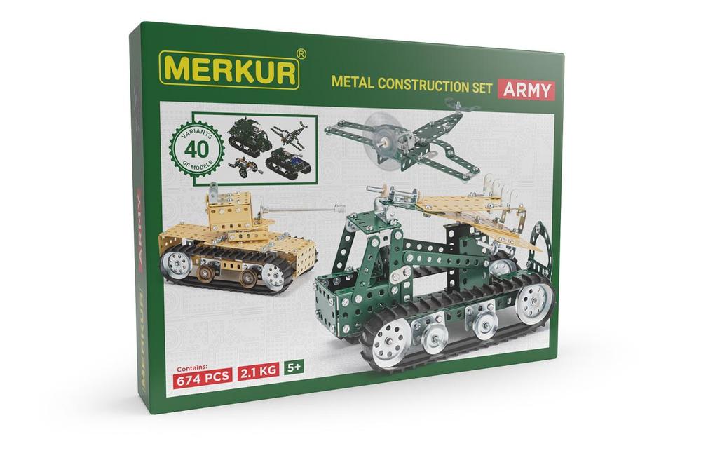 Merkur Army construction set box