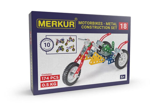 Merkur 018 Motorbikes construction set box