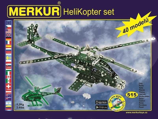 Merkur Helicopter construction set box