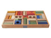 Wooden Story Rainbow Blocks in Tray - 54 pcs