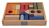 Wooden Story Rainbow Blocks in Tray - 30 pcs