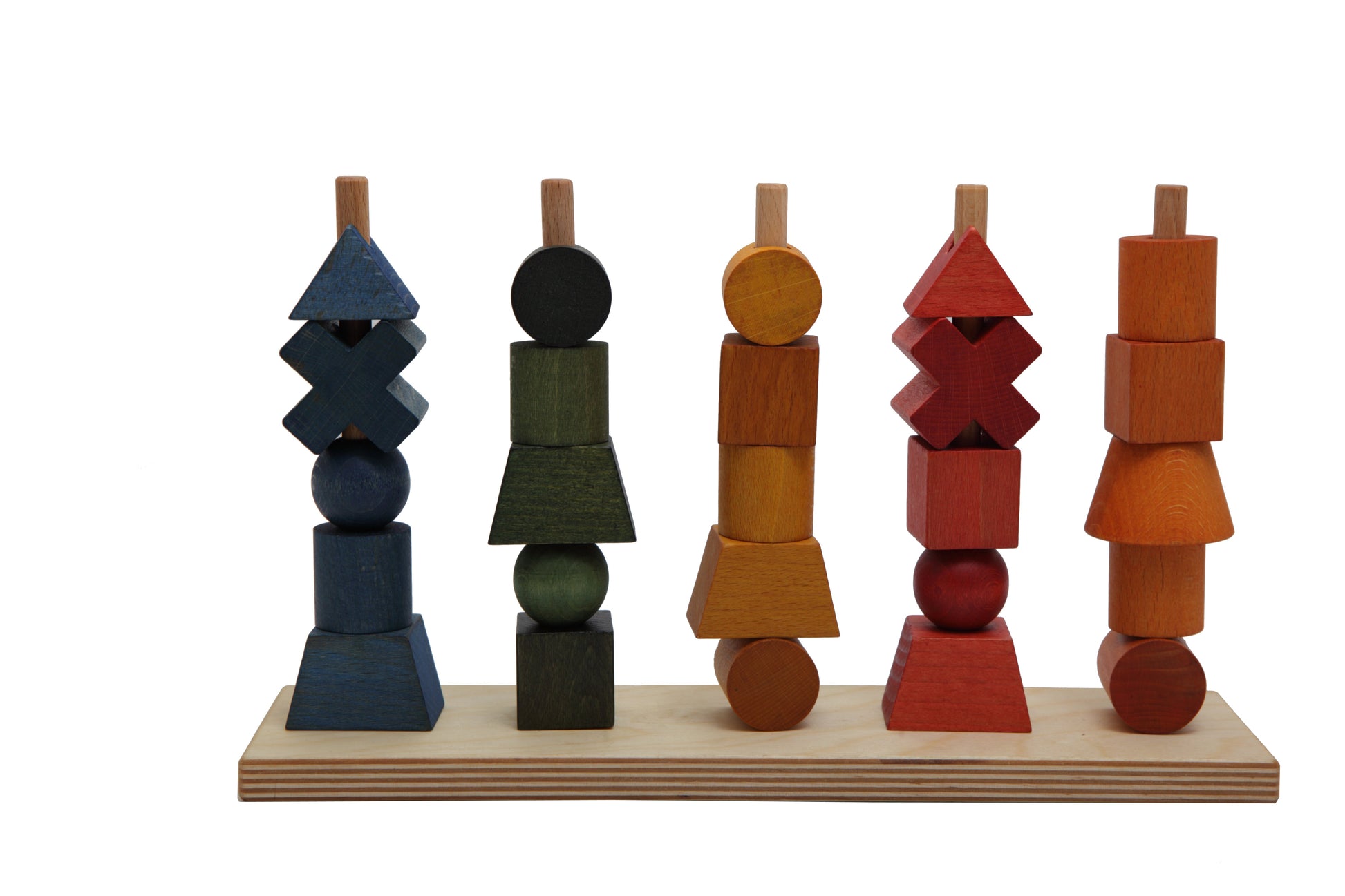 Wooden Story Rainbow Stacking Toy - Montessori