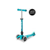 Mini Micro Deluxe Foldable LED Scooter – Turquoise