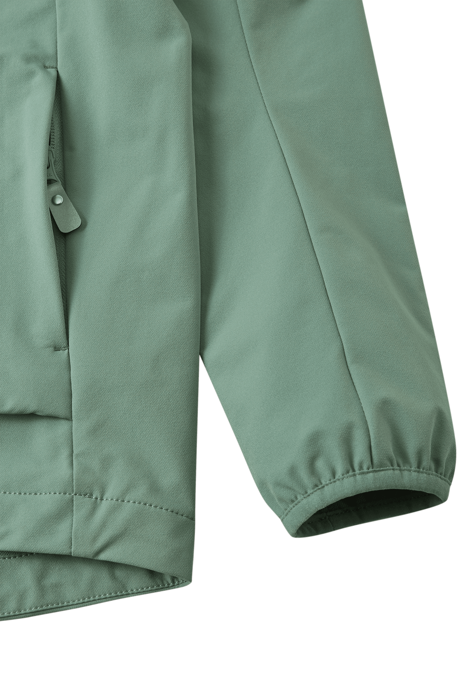 Reima Puruton insect repellent jacket Stone Green detail