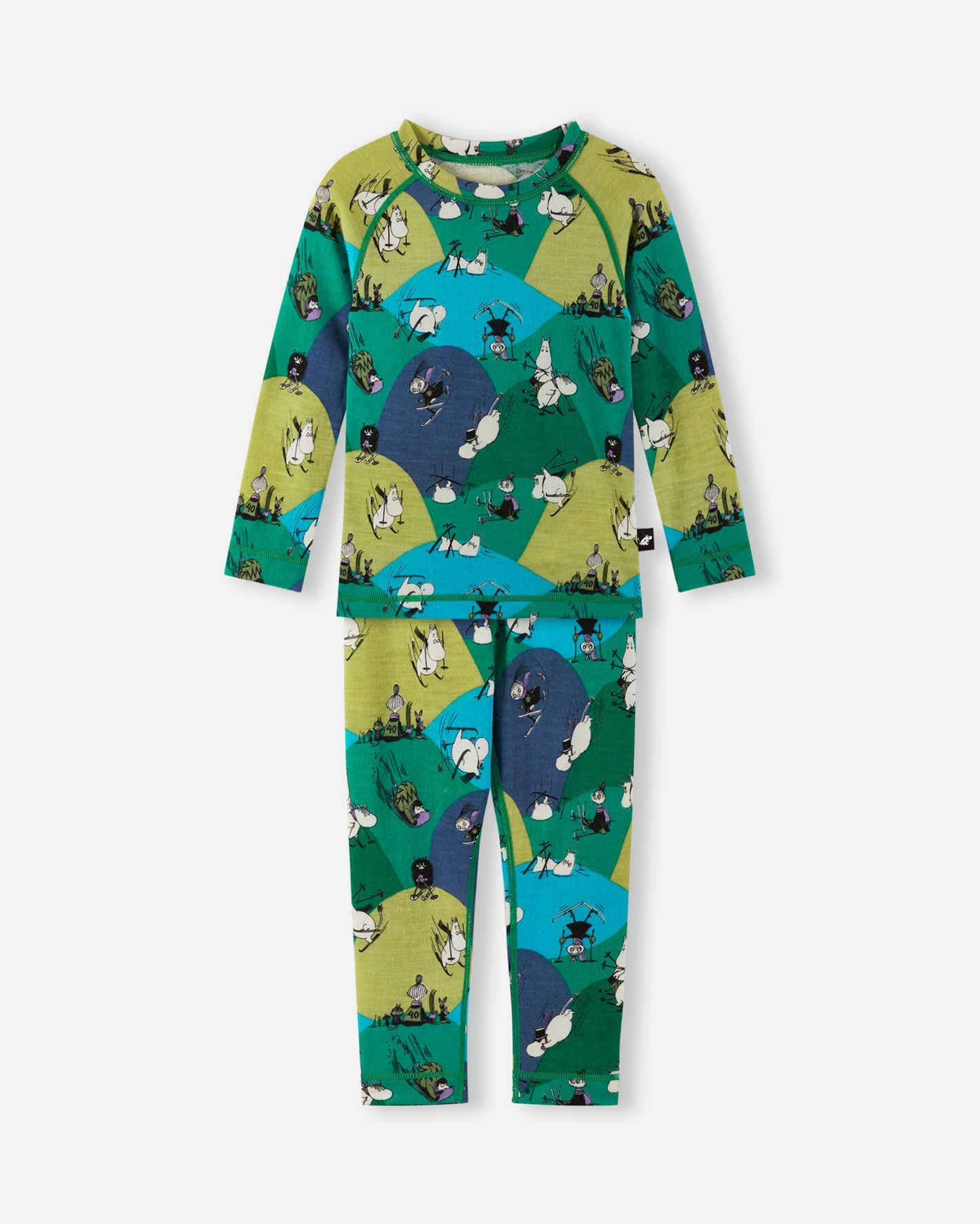 Reima Moomin Trivsam - Thermal set - Enchanted Green