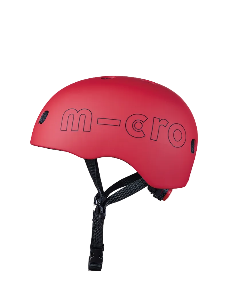 Micro Kids Helmet with LED Light-Scooter & Bike Safety Helmet