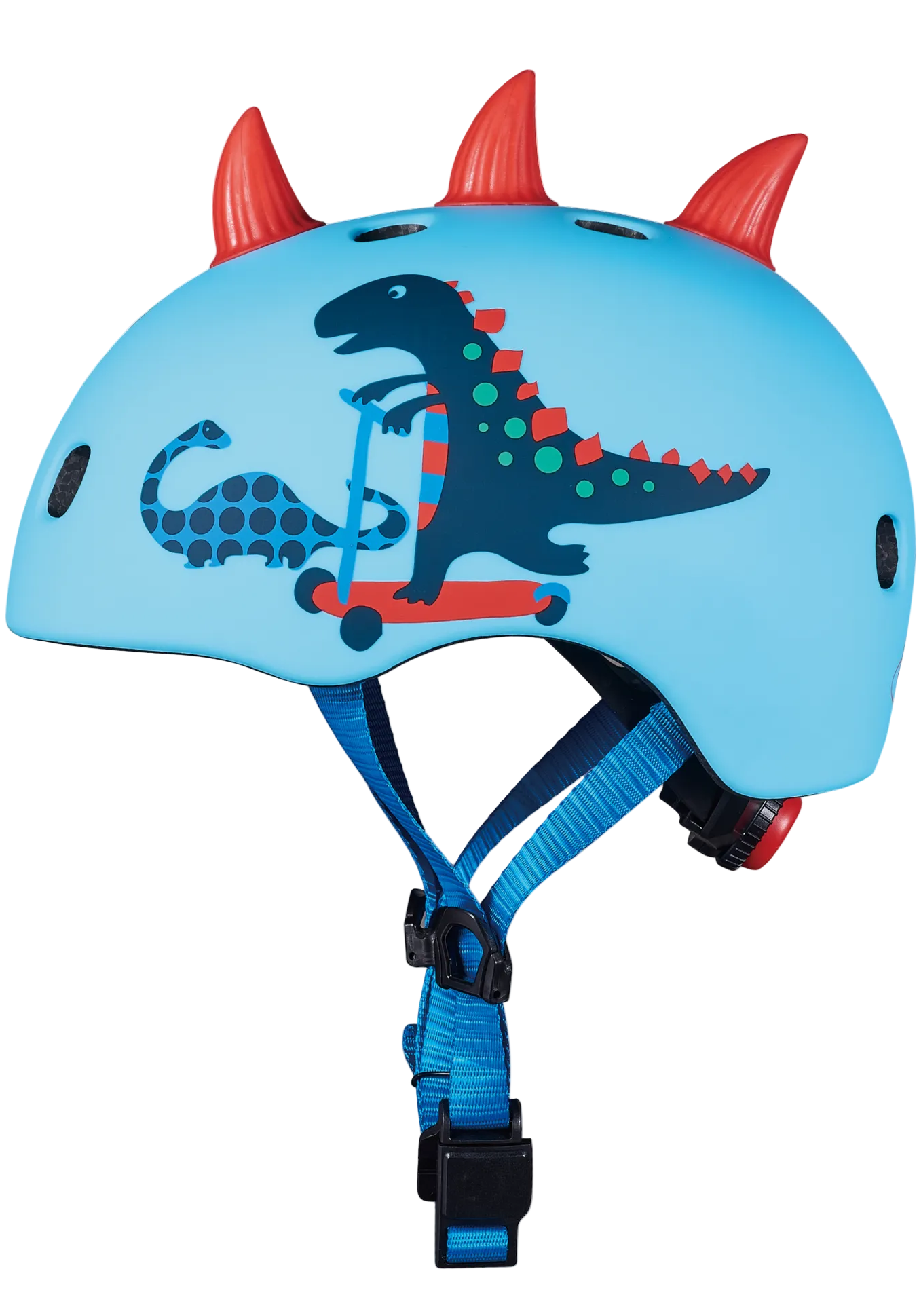 MICRO PC HELMET DELUXE - CHILDREN'S HELMET - WASHABLE FLEECE LINING - GREAT AIRFLOW - 3D DINO