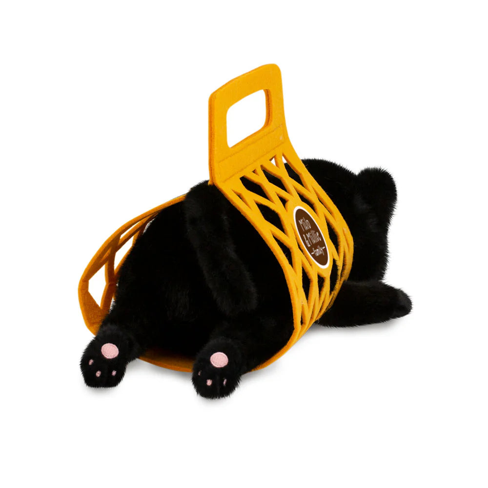 PLUSH TOY, MILO&MILLIE, MILO THE BLACK CAT (35CM)
