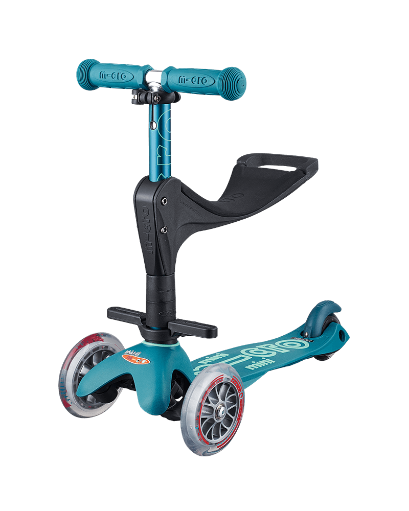 Mini Micro 3in1 Deluxe Plus Scooter – Ice Blue