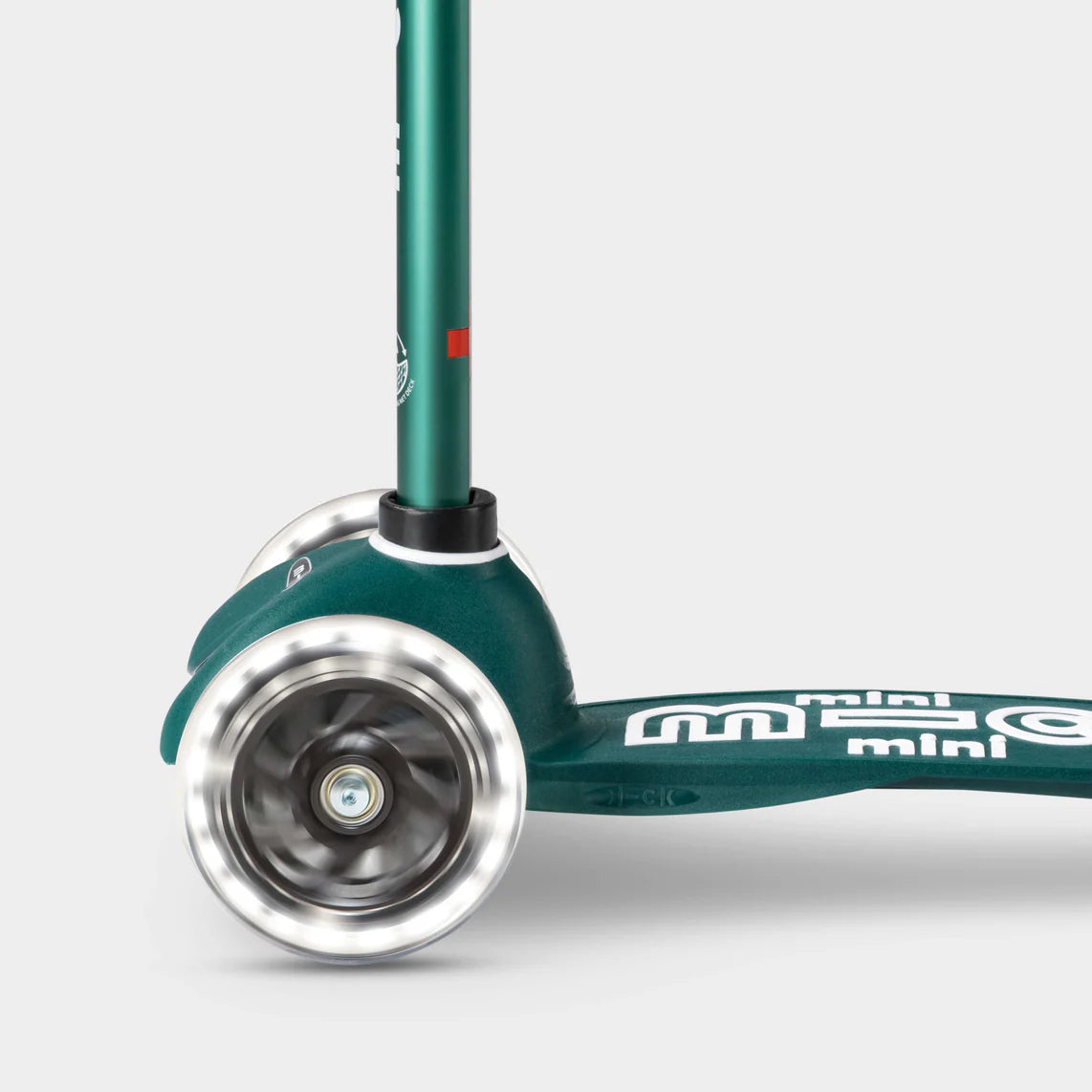 Micro Mini Deluxe Foldable ECO LED Scooter Green
