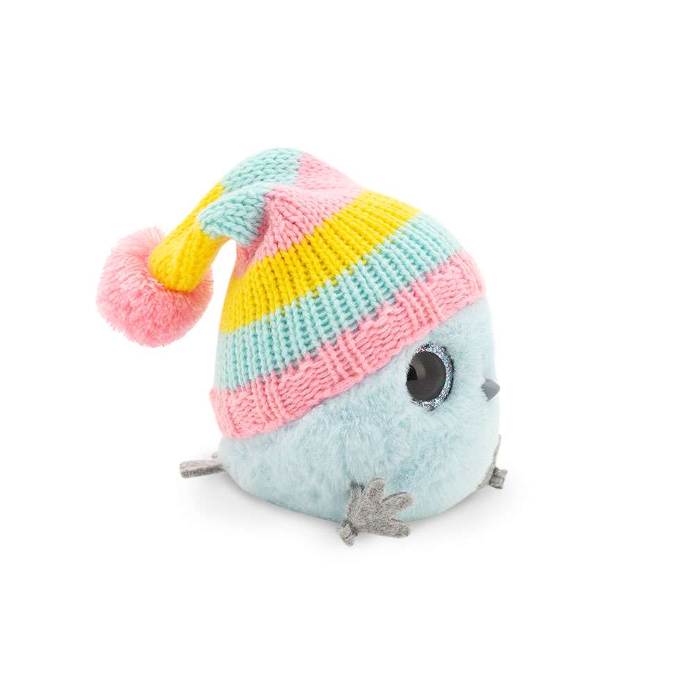 Whoozies Owl in Rainbow Hat