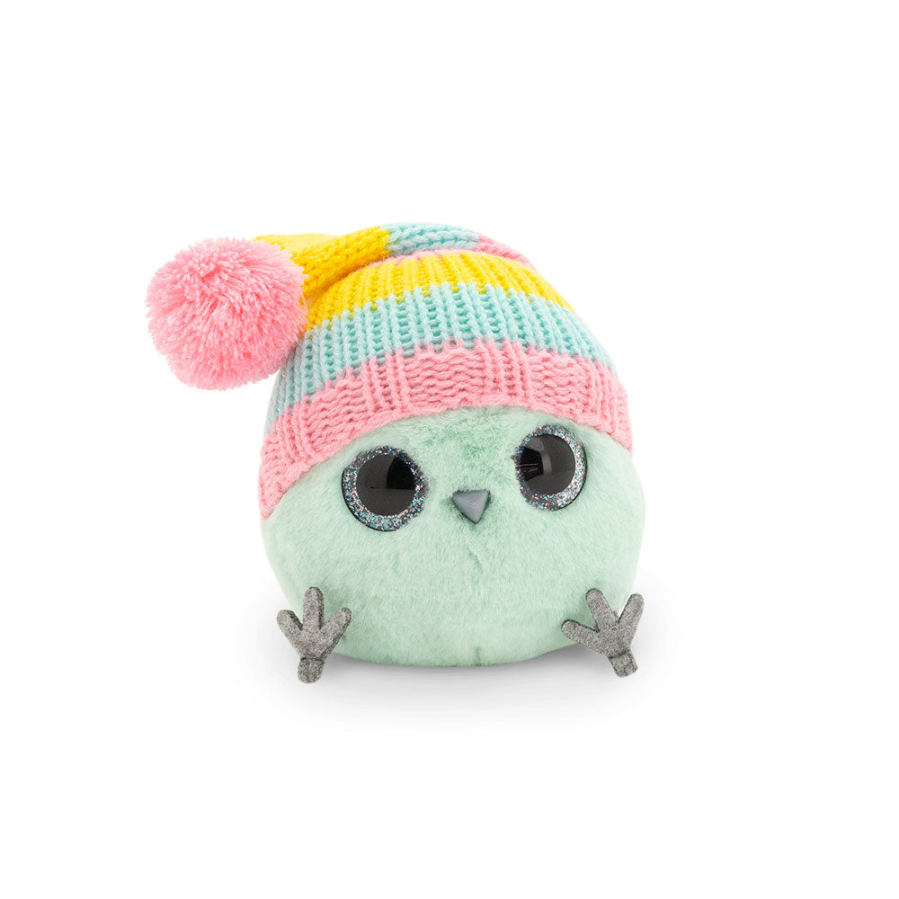 Whoozies Owl in Rainbow Hat