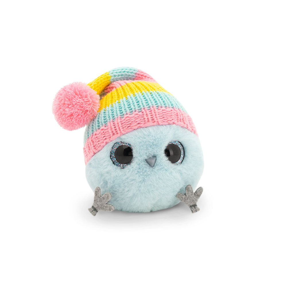 Whoozies Owl in Rainbow Hat
