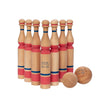 Wooden Story Red Bowling Set