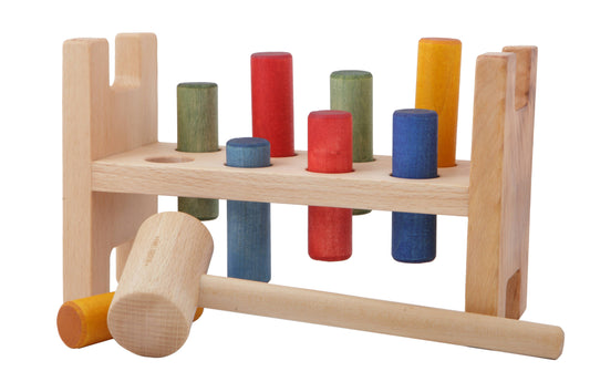 Wooden Story Rainbow Pound-a-Peg