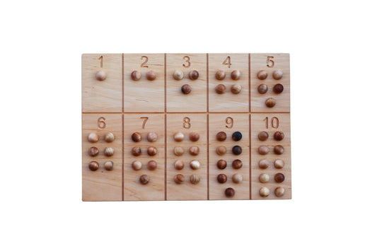 Wooden Story Number Tracking Board - Educational Toy