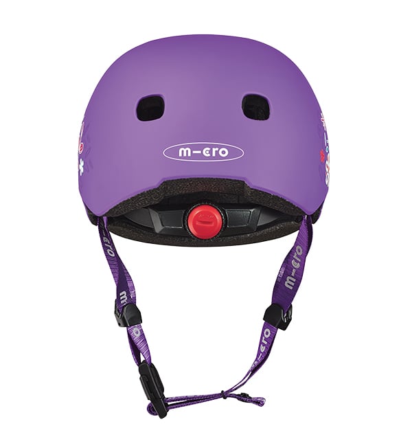 Micro PC Helmet Floral Purple (S)