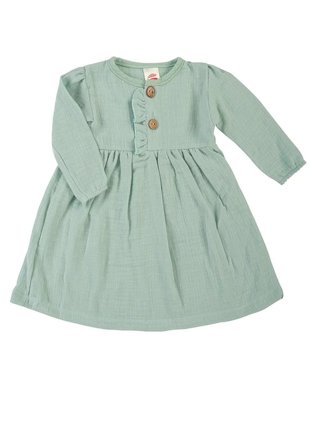 Makoma Just Muslin - Muslin Baby Dress – Turquoise