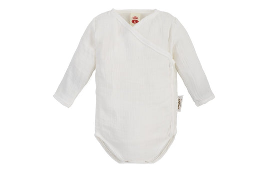 Makoma Just Muslin - Muslin Wrap Bodysuit – Ecru