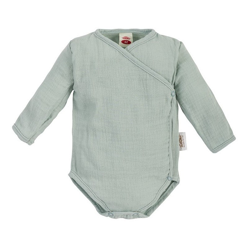 Makoma Just Muslin - Muslin Wrap Bodysuit – Turquoise