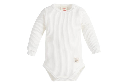 Makoma Natural Harmony - Ribbed Long-Sleeve Bodysuit – Ecru