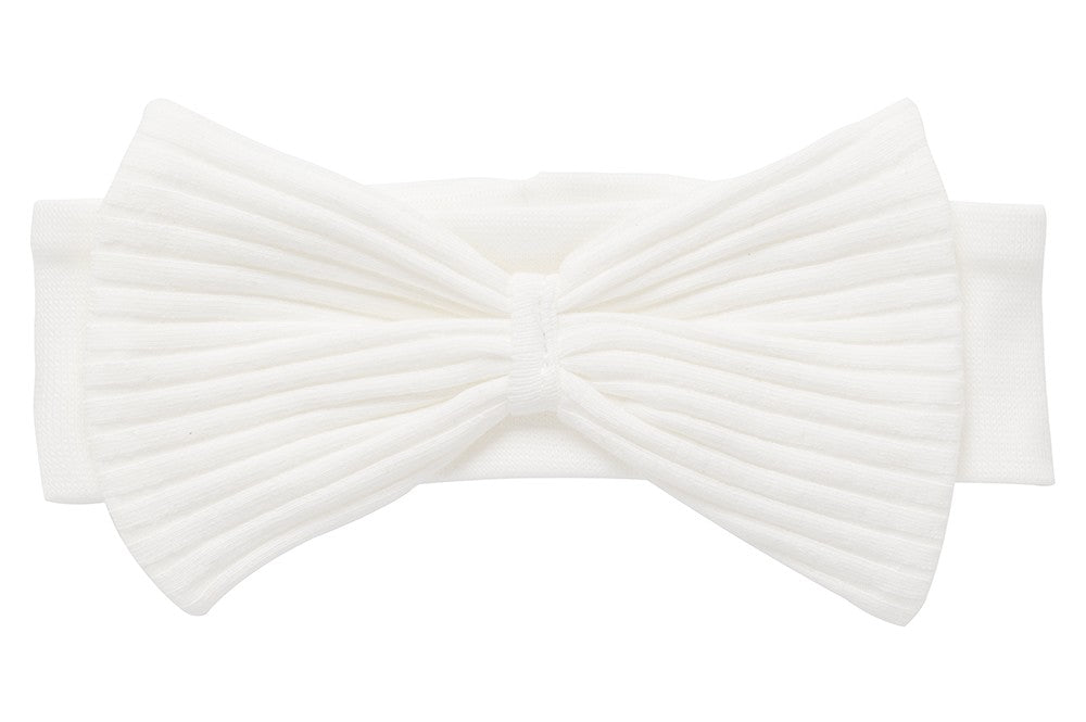 Makoma Natural Harmony - Ribbed Bow Headband – Ecru