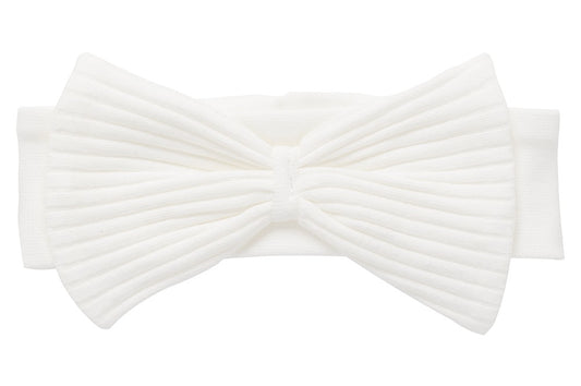 Makoma Natural Harmony - Ribbed Bow Headband – Ecru