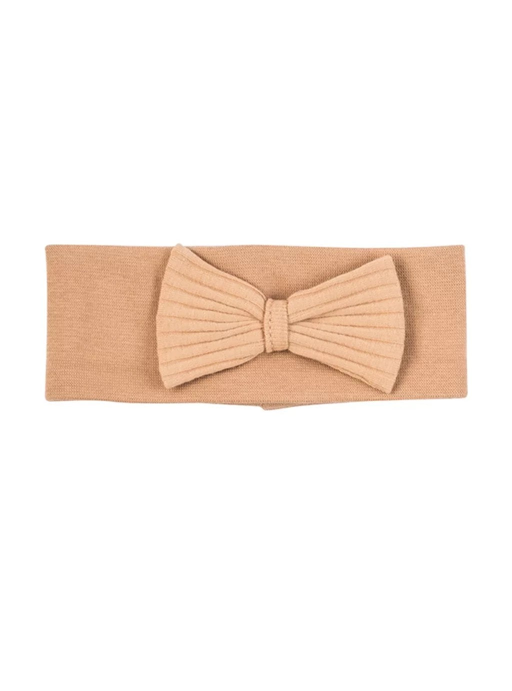 Makoma Natural Harmony - Ribbed Bow Headband – Latte