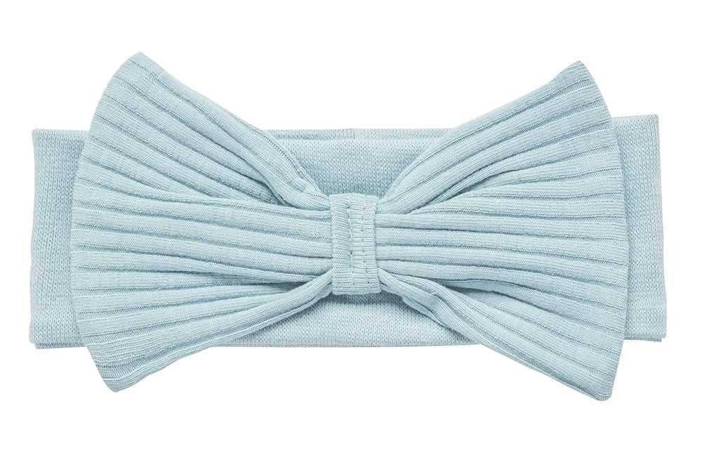 Makoma Natural Harmony - Ribbed Bow Headband – Turquoise