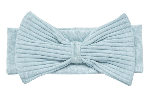 Makoma Natural Harmony - Ribbed Bow Headband – Turquoise