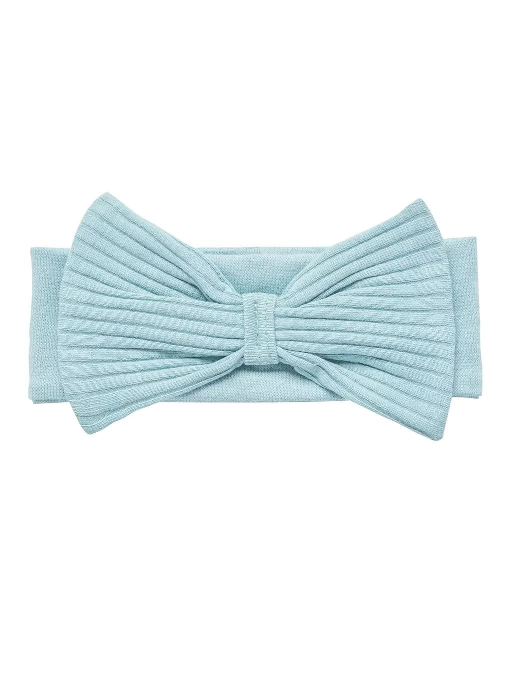 Makoma Natural Harmony - Ribbed Bow Headband – Turquoise