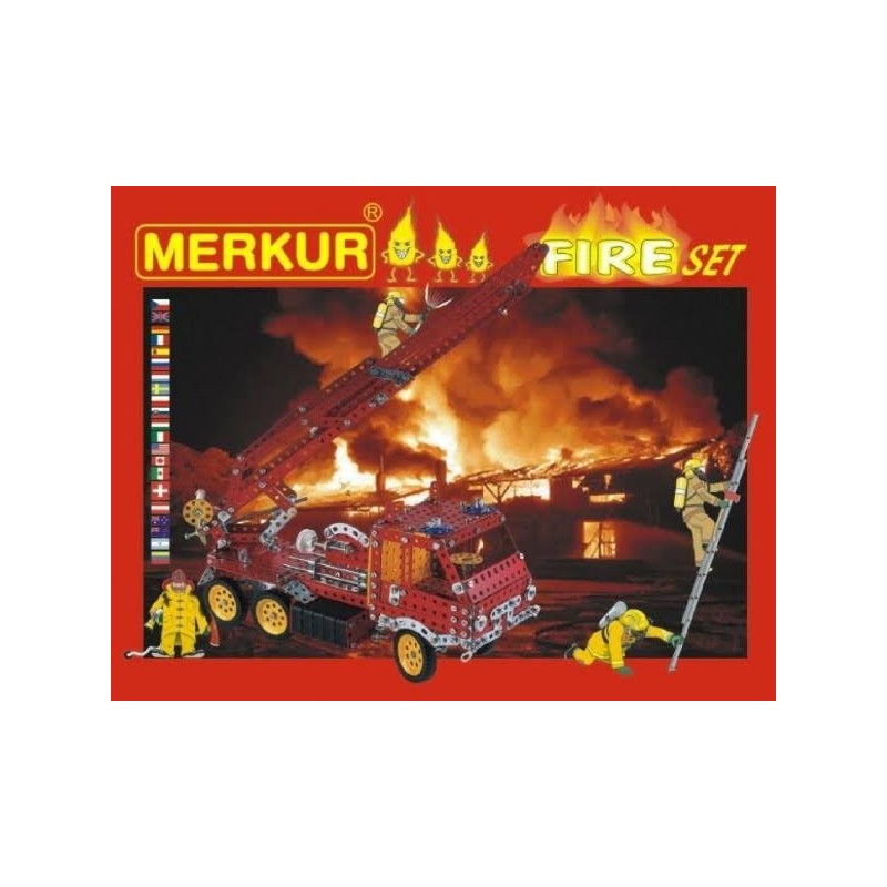 Merkur Fire brigade construction set
