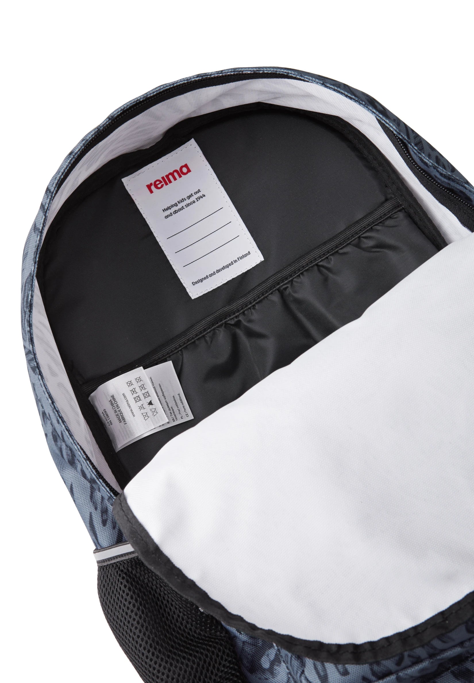Reima Mukaasi - Backpack, Mukaasi Soft grey,One size – Loomy